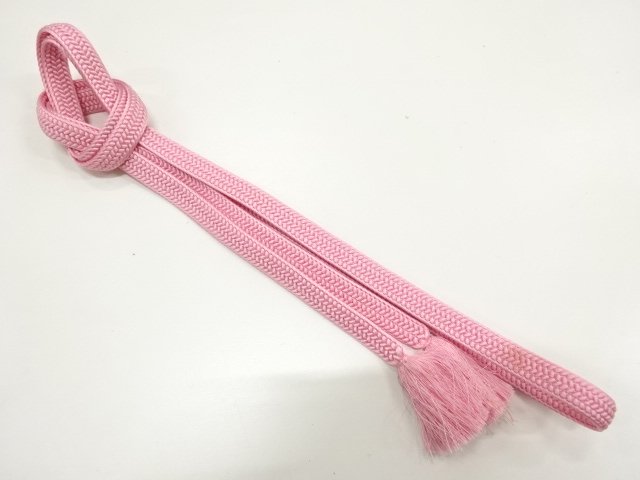 JAPANESE KIMONO / HANDTIED OBIJIME CORD 